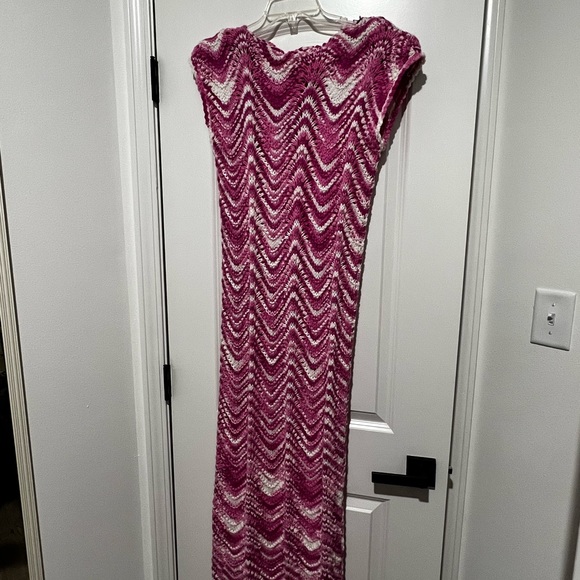 Vintage knit crochet sweatermaxi dress - Picture 5 of 7